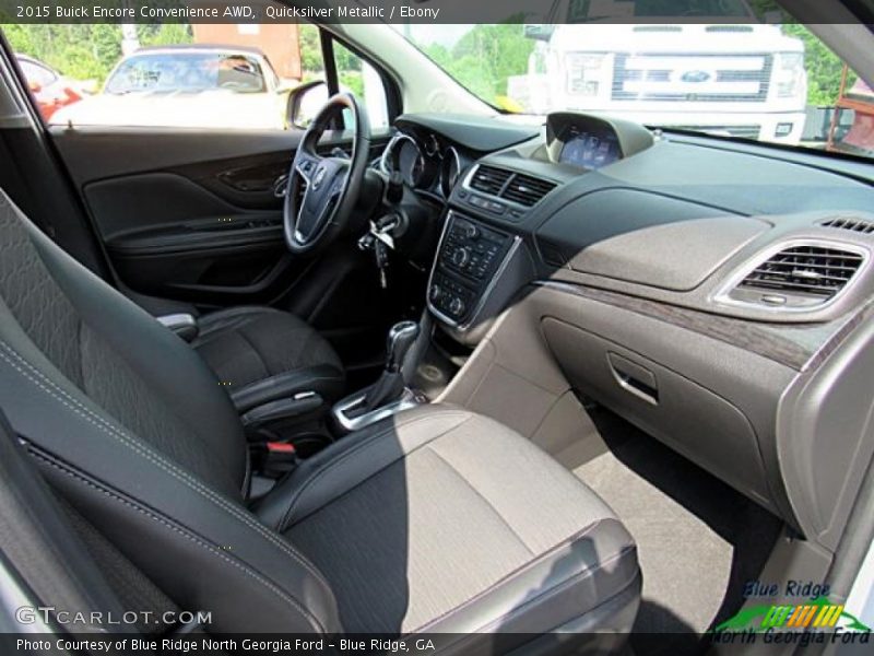 Quicksilver Metallic / Ebony 2015 Buick Encore Convenience AWD