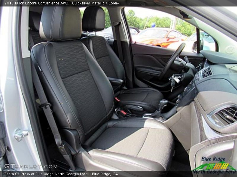 Quicksilver Metallic / Ebony 2015 Buick Encore Convenience AWD