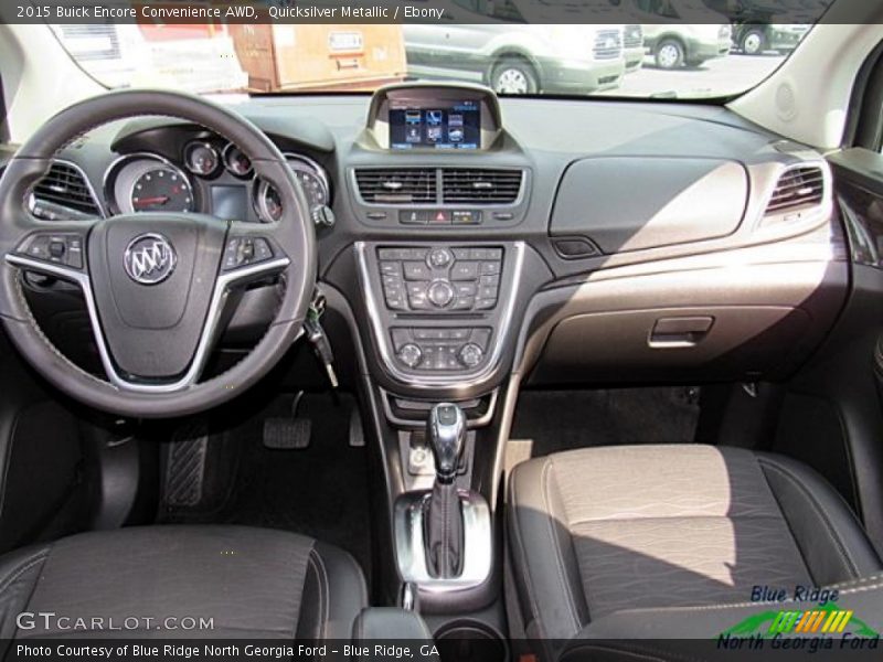 Quicksilver Metallic / Ebony 2015 Buick Encore Convenience AWD