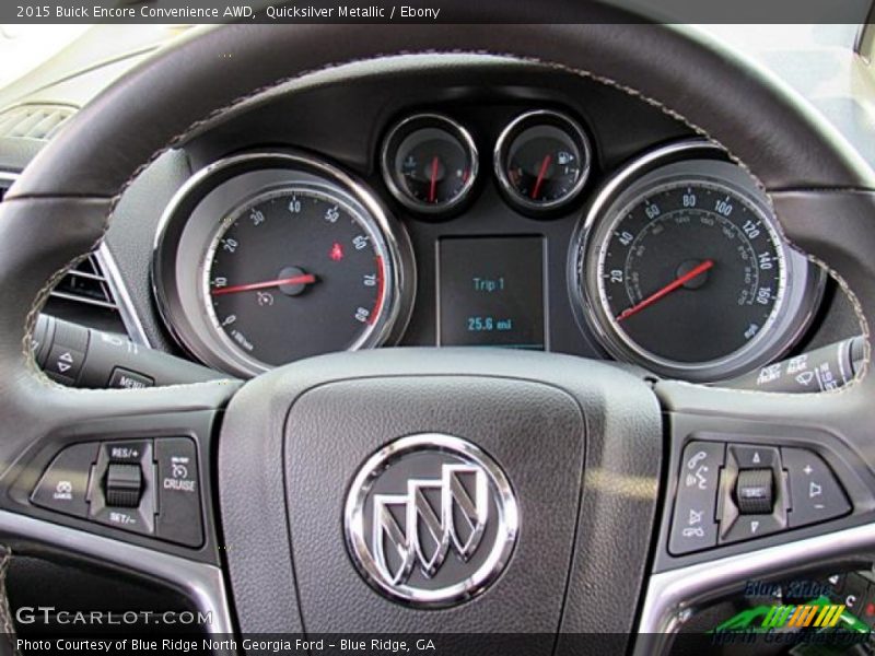Quicksilver Metallic / Ebony 2015 Buick Encore Convenience AWD