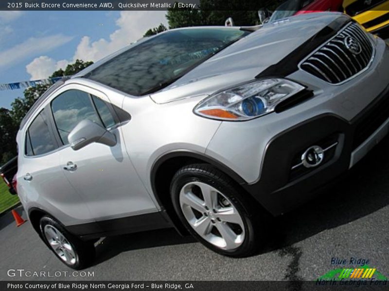 Quicksilver Metallic / Ebony 2015 Buick Encore Convenience AWD