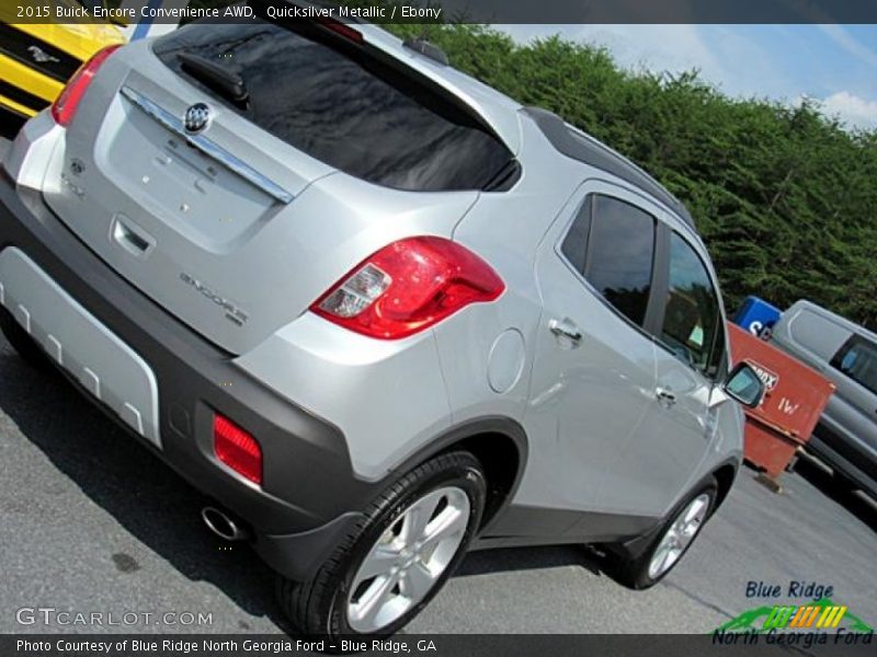 Quicksilver Metallic / Ebony 2015 Buick Encore Convenience AWD