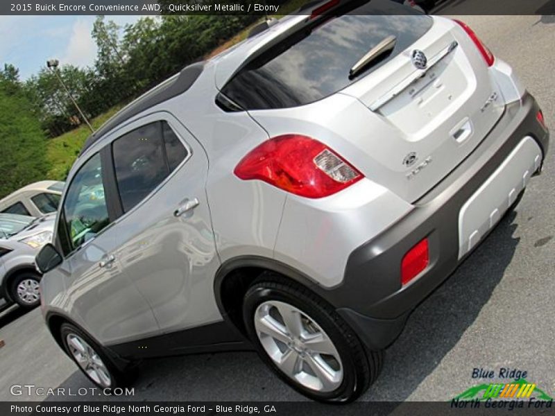 Quicksilver Metallic / Ebony 2015 Buick Encore Convenience AWD