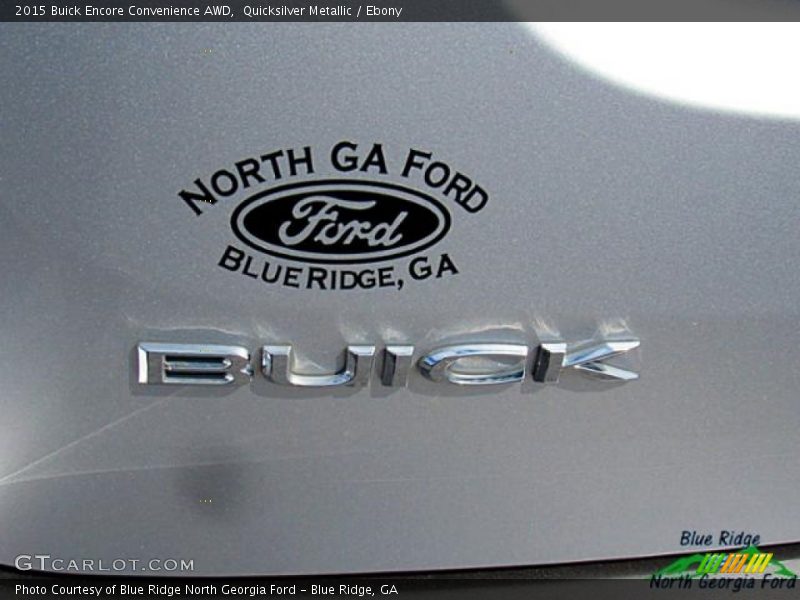 Quicksilver Metallic / Ebony 2015 Buick Encore Convenience AWD