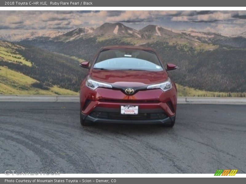 Ruby Flare Pearl / Black 2018 Toyota C-HR XLE