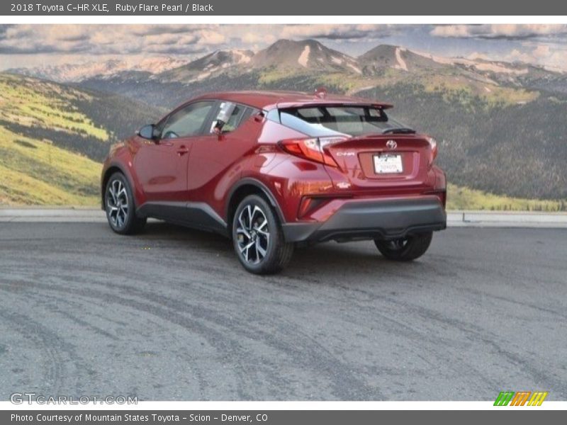 Ruby Flare Pearl / Black 2018 Toyota C-HR XLE