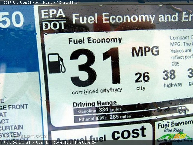 Magnetic / Charcoal Black 2017 Ford Focus SE Hatch