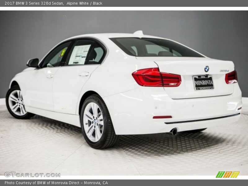 Alpine White / Black 2017 BMW 3 Series 328d Sedan