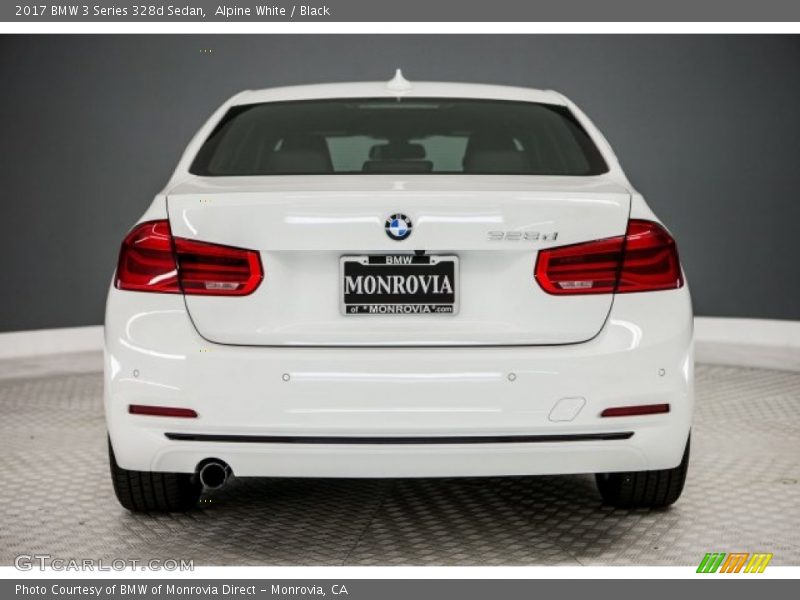 Alpine White / Black 2017 BMW 3 Series 328d Sedan