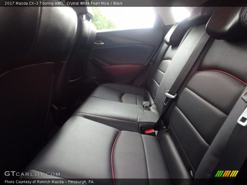 Crystal White Pearl Mica / Black 2017 Mazda CX-3 Touring AWD