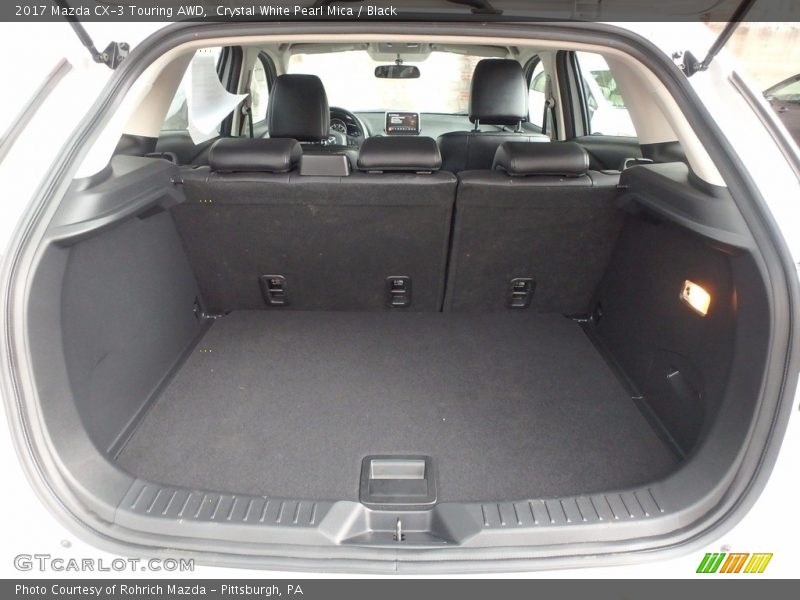 Crystal White Pearl Mica / Black 2017 Mazda CX-3 Touring AWD