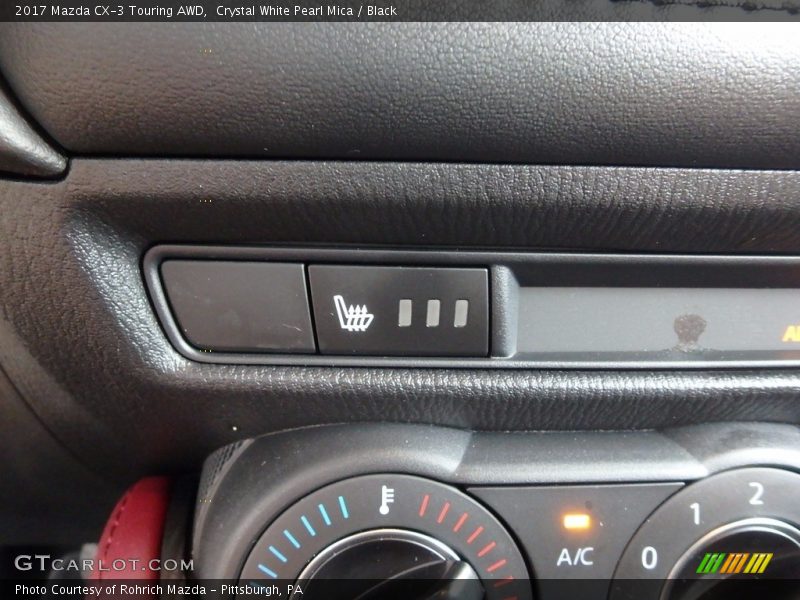 Crystal White Pearl Mica / Black 2017 Mazda CX-3 Touring AWD