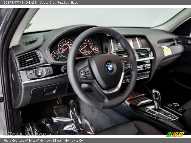 Space Gray Metallic / Black 2017 BMW X3 sDrive28i
