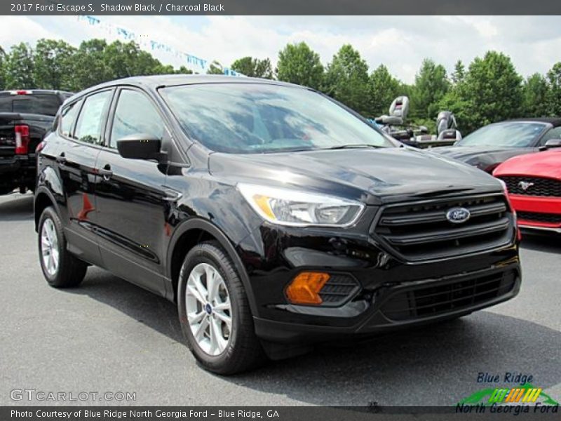 Shadow Black / Charcoal Black 2017 Ford Escape S