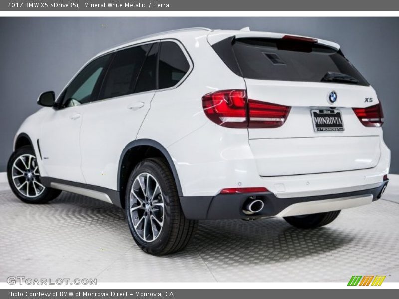 Mineral White Metallic / Terra 2017 BMW X5 sDrive35i