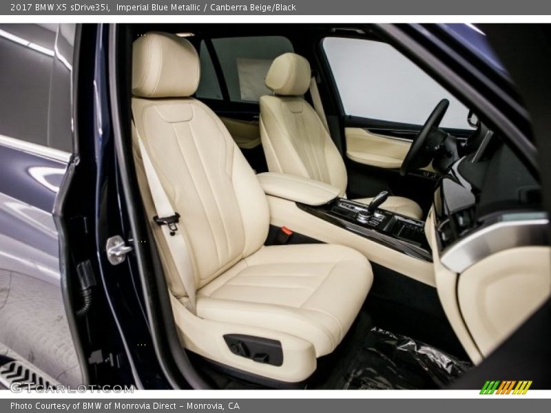 Imperial Blue Metallic / Canberra Beige/Black 2017 BMW X5 sDrive35i