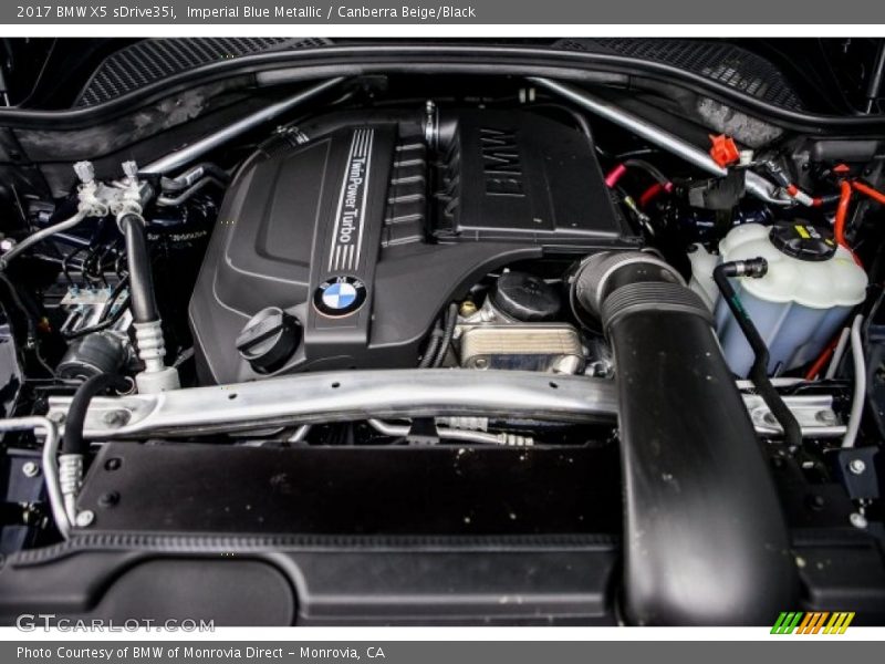 Imperial Blue Metallic / Canberra Beige/Black 2017 BMW X5 sDrive35i