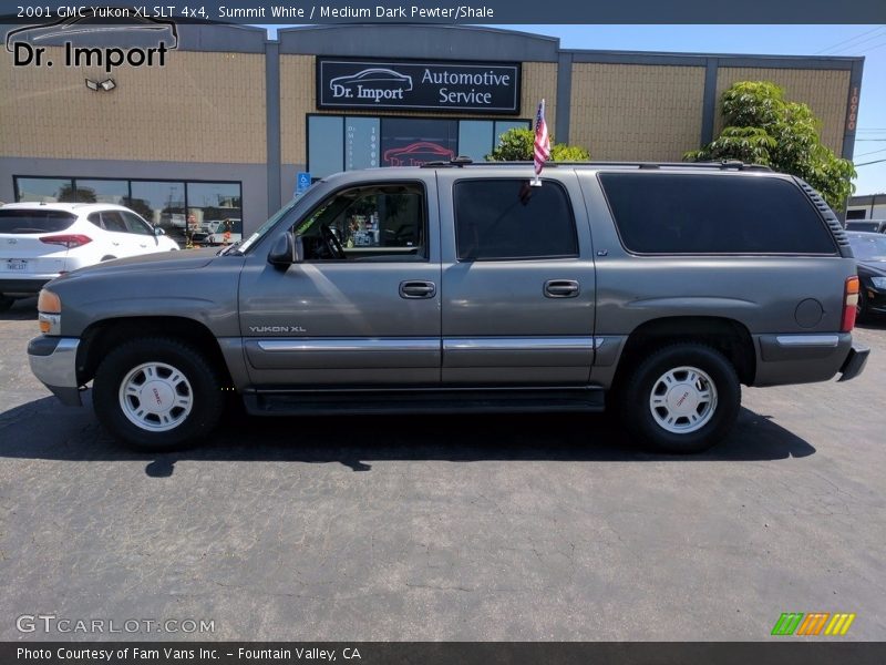 Summit White / Medium Dark Pewter/Shale 2001 GMC Yukon XL SLT 4x4
