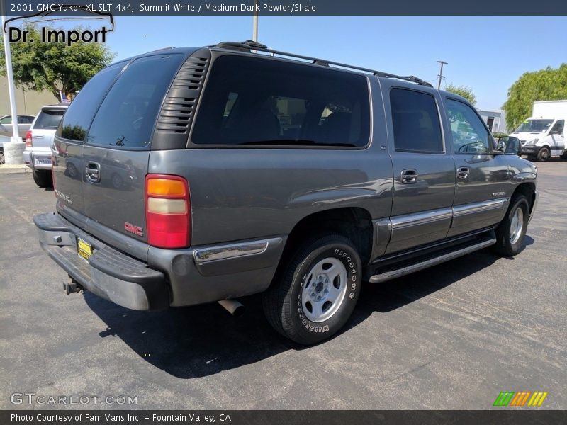 Summit White / Medium Dark Pewter/Shale 2001 GMC Yukon XL SLT 4x4