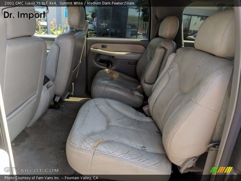 Summit White / Medium Dark Pewter/Shale 2001 GMC Yukon XL SLT 4x4