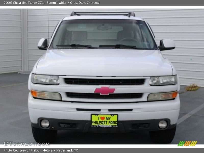 Summit White / Gray/Dark Charcoal 2006 Chevrolet Tahoe Z71