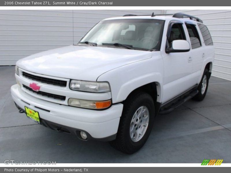 Summit White / Gray/Dark Charcoal 2006 Chevrolet Tahoe Z71