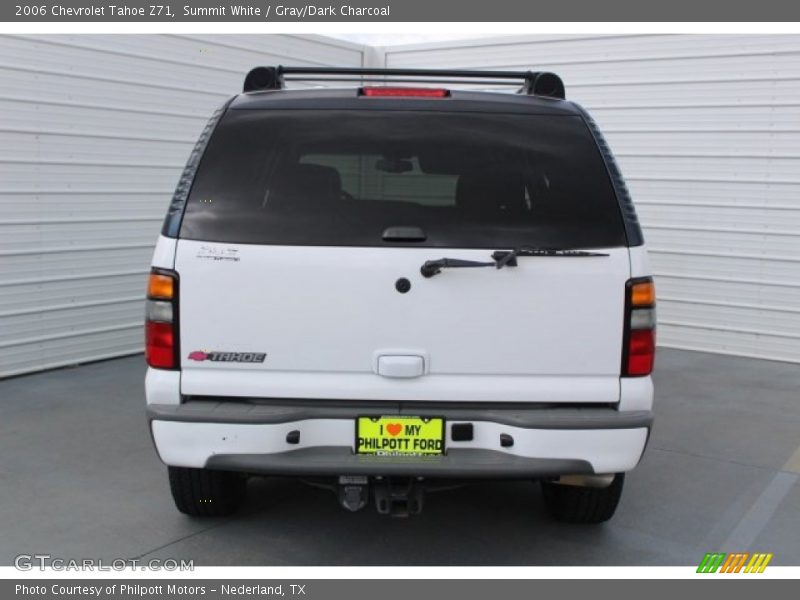 Summit White / Gray/Dark Charcoal 2006 Chevrolet Tahoe Z71