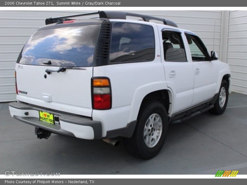 Summit White / Gray/Dark Charcoal 2006 Chevrolet Tahoe Z71