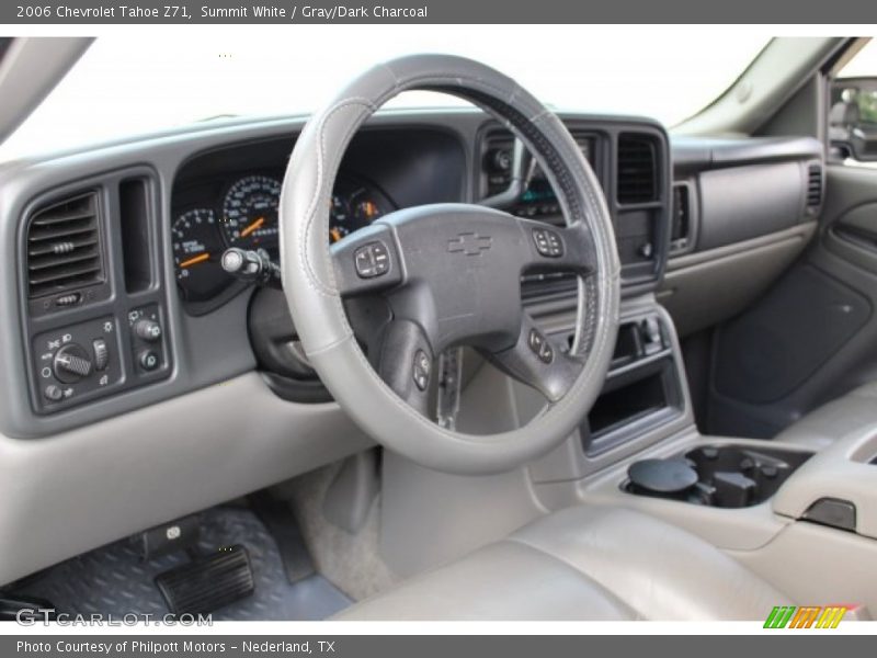 Summit White / Gray/Dark Charcoal 2006 Chevrolet Tahoe Z71