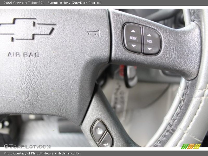 Summit White / Gray/Dark Charcoal 2006 Chevrolet Tahoe Z71