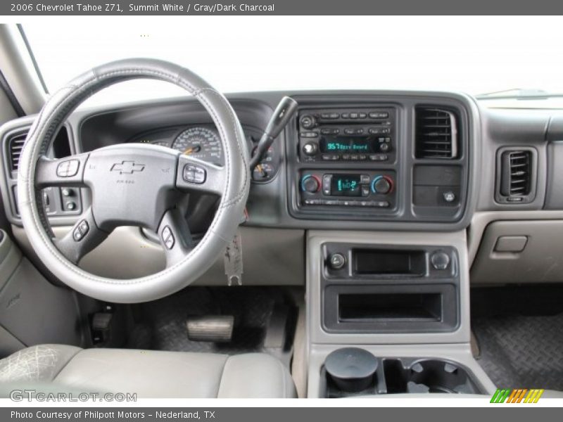 Summit White / Gray/Dark Charcoal 2006 Chevrolet Tahoe Z71