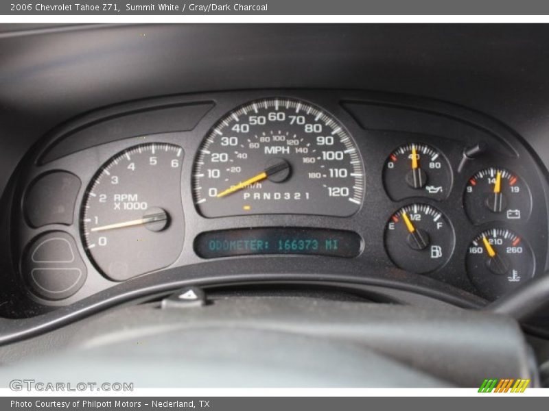 Summit White / Gray/Dark Charcoal 2006 Chevrolet Tahoe Z71
