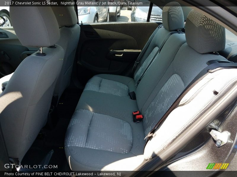 Nightfall Gray Metallic / Jet Black/Dark Titanium 2017 Chevrolet Sonic LS Sedan
