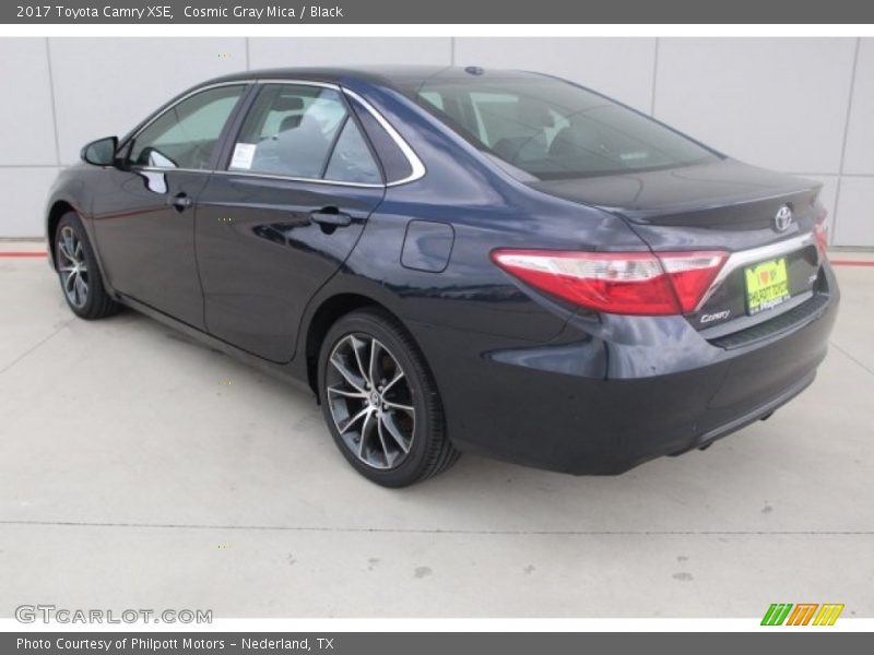 Cosmic Gray Mica / Black 2017 Toyota Camry XSE