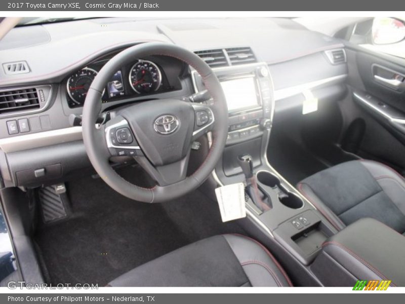 Cosmic Gray Mica / Black 2017 Toyota Camry XSE