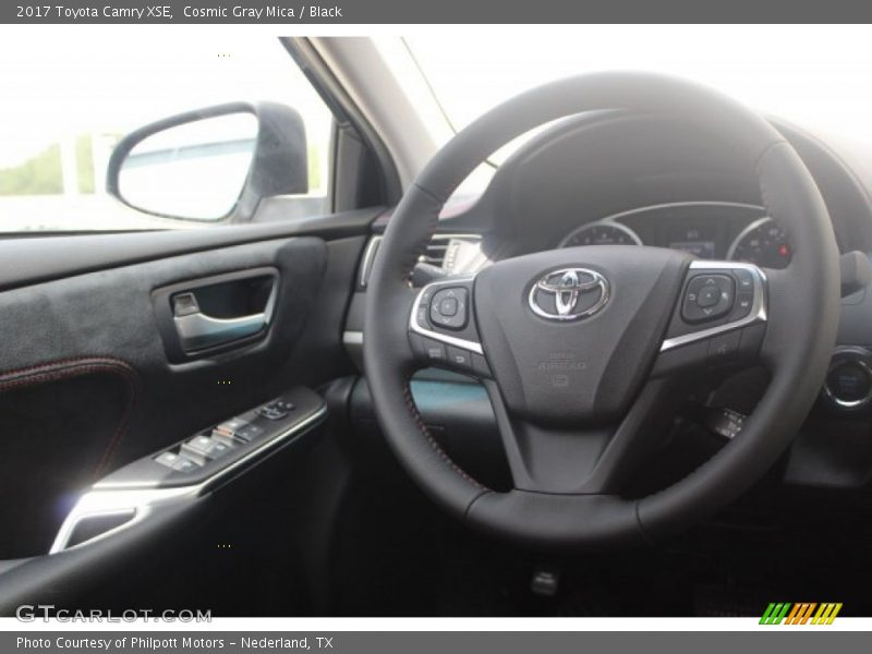 Cosmic Gray Mica / Black 2017 Toyota Camry XSE