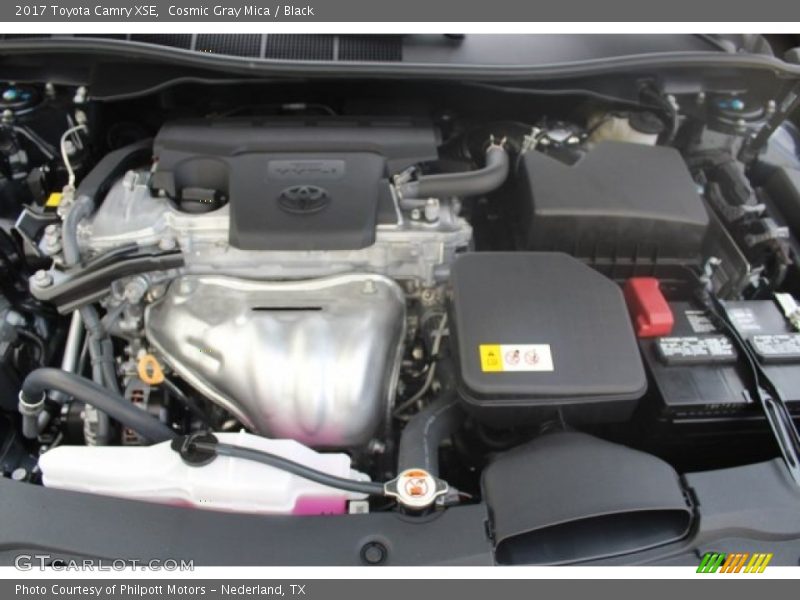 Cosmic Gray Mica / Black 2017 Toyota Camry XSE