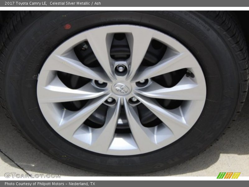 Celestial Silver Metallic / Ash 2017 Toyota Camry LE