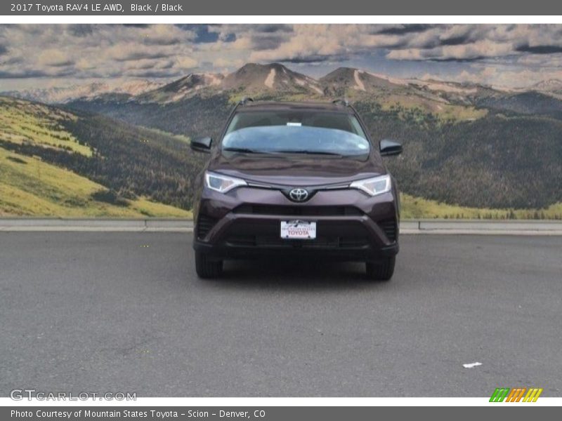 Black / Black 2017 Toyota RAV4 LE AWD