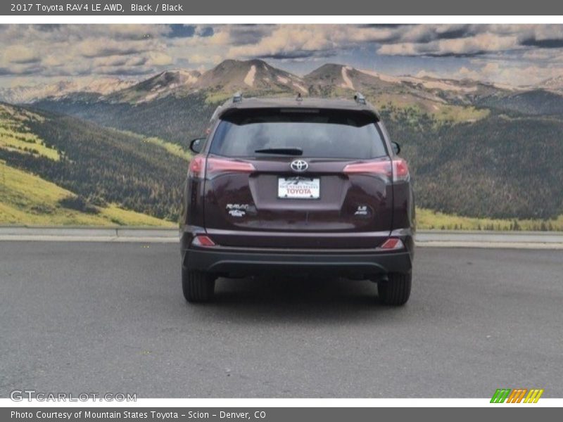 Black / Black 2017 Toyota RAV4 LE AWD