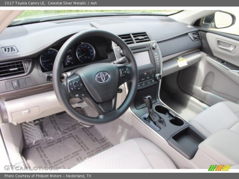 Celestial Silver Metallic / Ash 2017 Toyota Camry LE