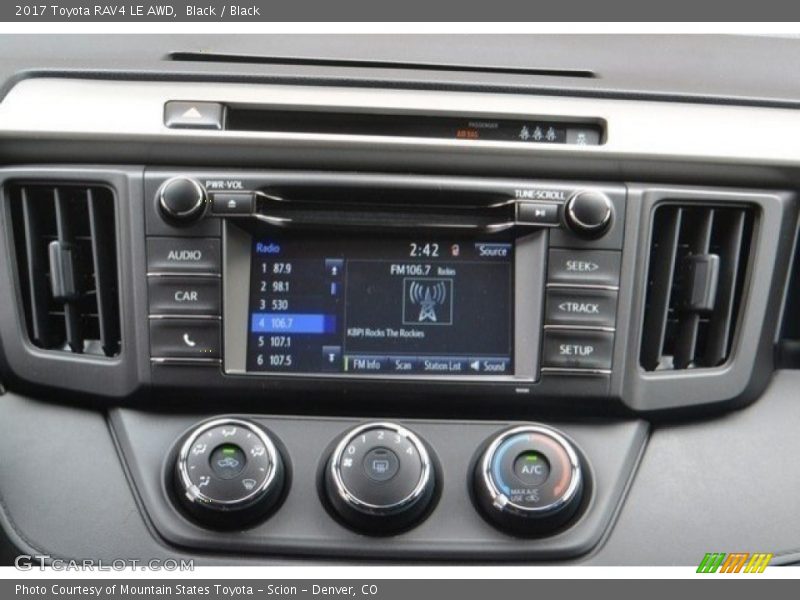 Black / Black 2017 Toyota RAV4 LE AWD