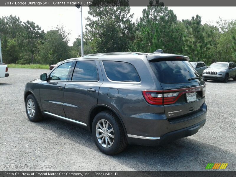 Granite Metallic / Black 2017 Dodge Durango SXT