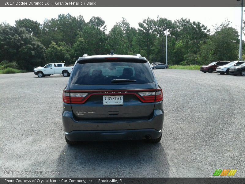 Granite Metallic / Black 2017 Dodge Durango SXT