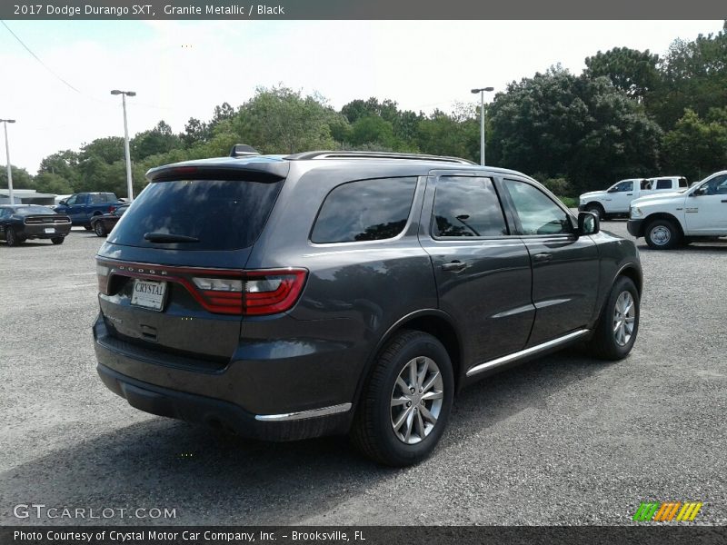 Granite Metallic / Black 2017 Dodge Durango SXT
