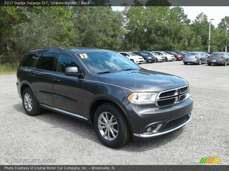 Granite Metallic / Black 2017 Dodge Durango SXT