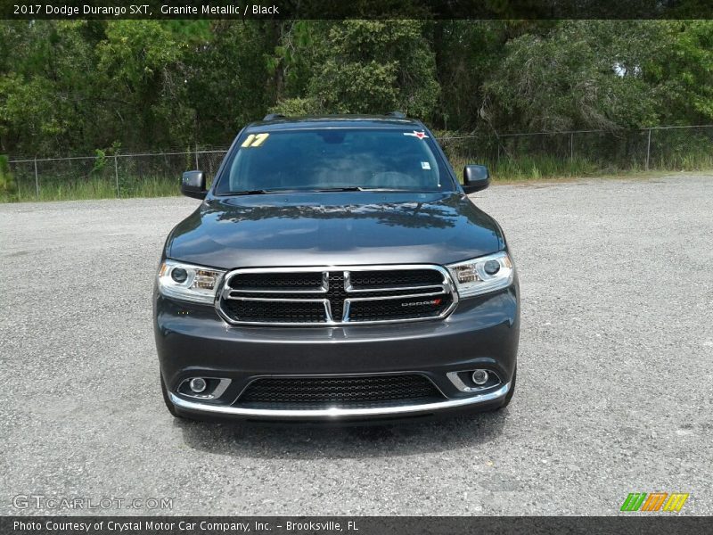 Granite Metallic / Black 2017 Dodge Durango SXT