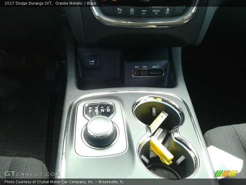 Granite Metallic / Black 2017 Dodge Durango SXT