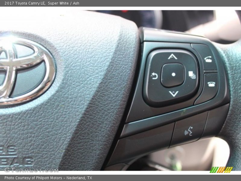 Super White / Ash 2017 Toyota Camry LE