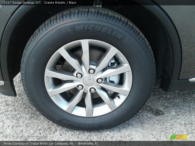 Granite Metallic / Black 2017 Dodge Durango SXT